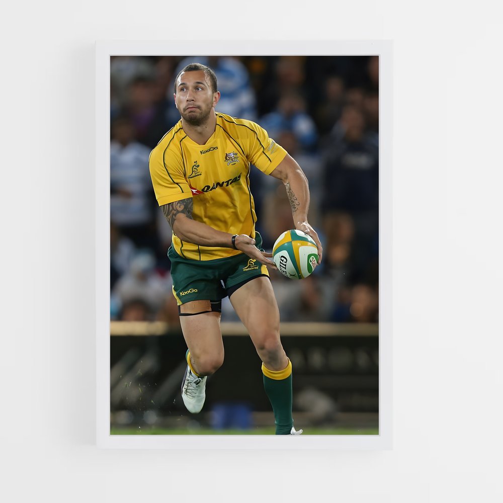 Poster Envolée Rugby (vue 3)