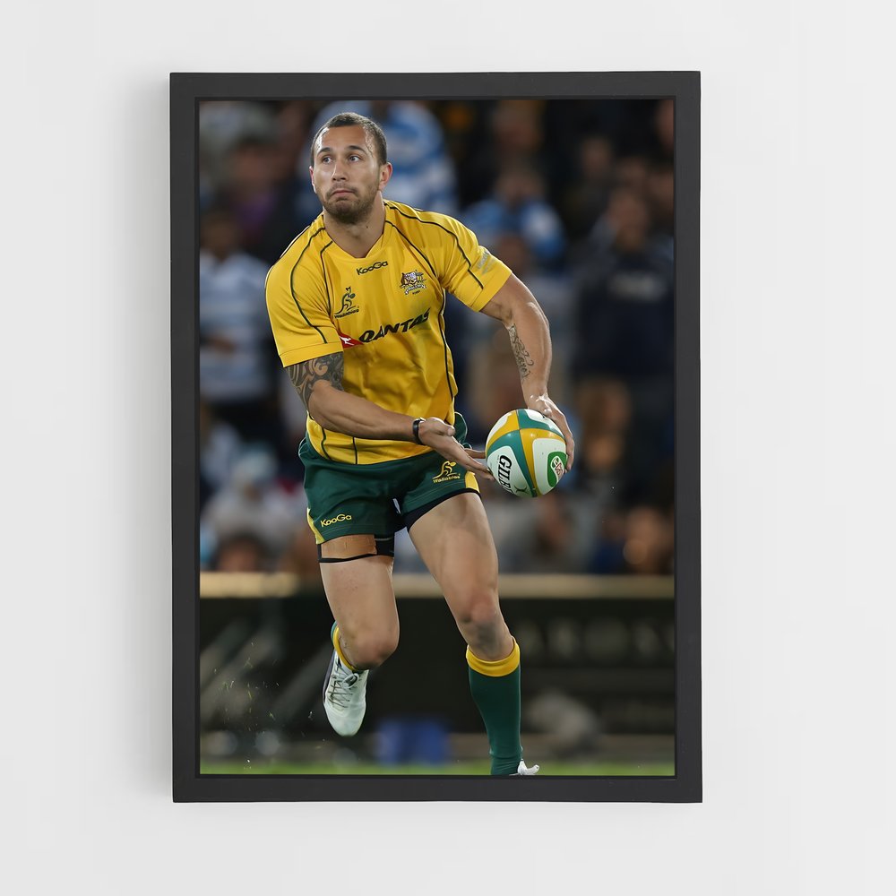 Poster Envolée Rugby (vue 2)