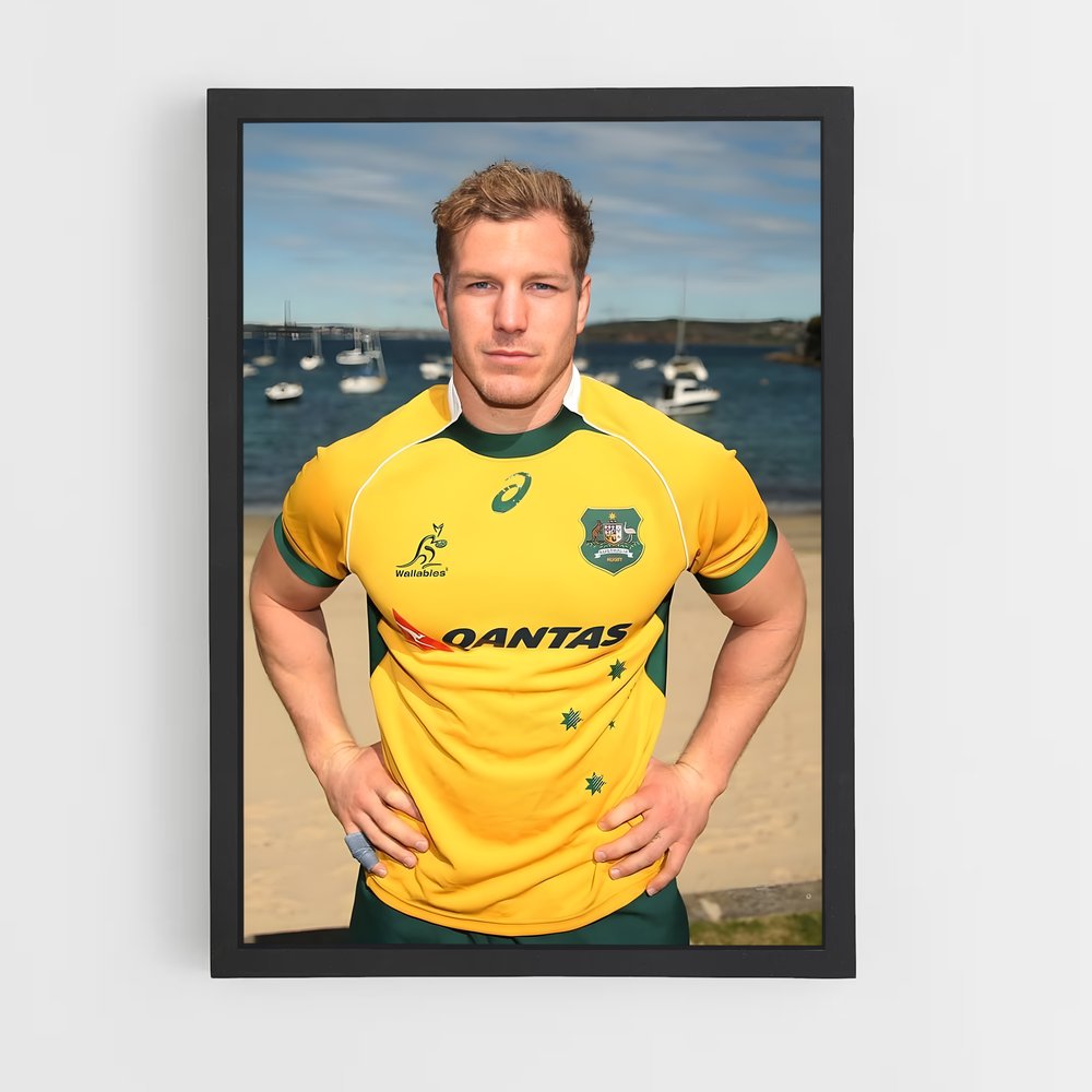 Poster Rugby Australien (vue 2)