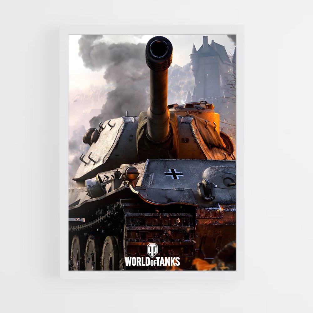 Poster WOT – affiche World Of Tanks (vue 3)