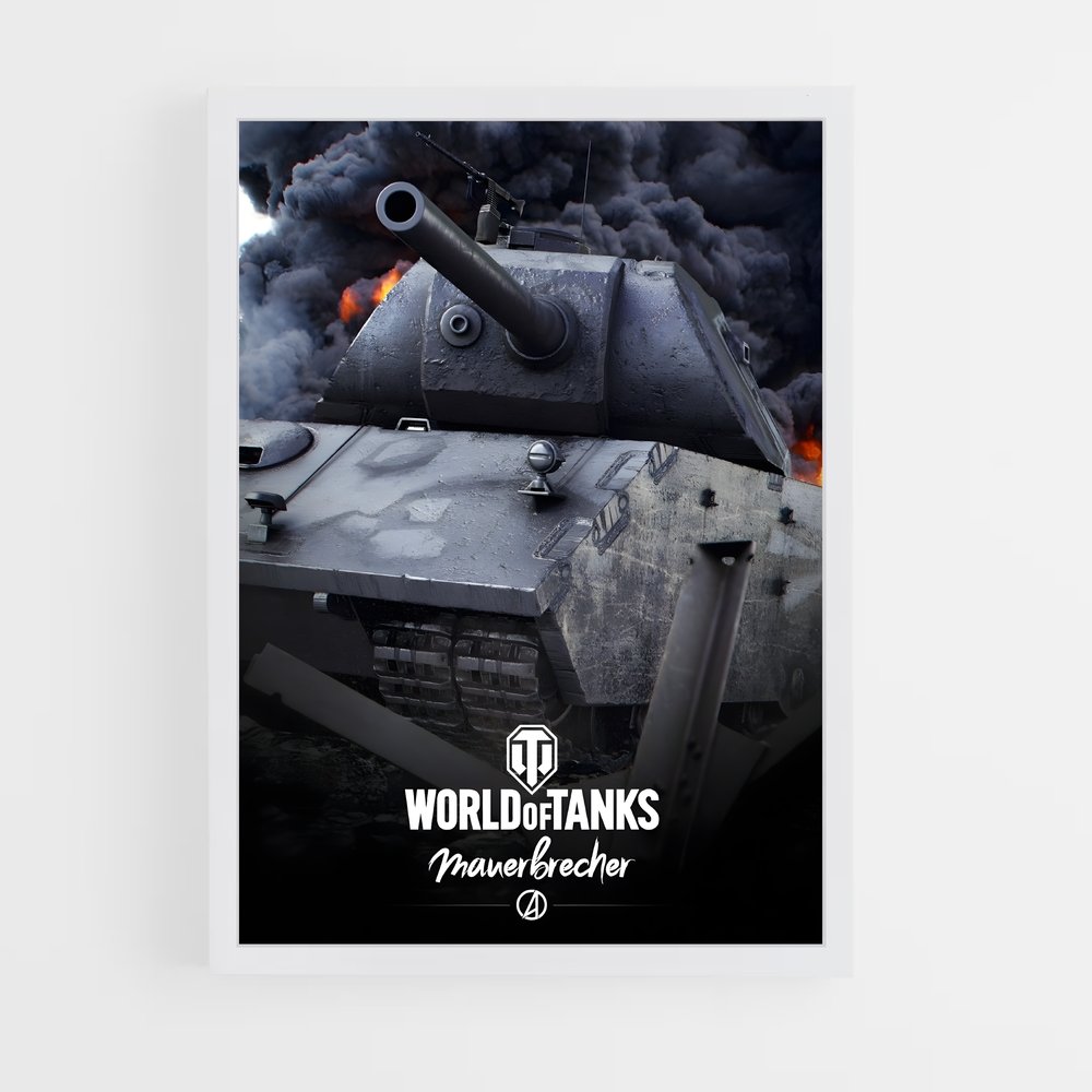 Poster Word of Tanks Fumée – affiche World Of Tanks (vue 3)