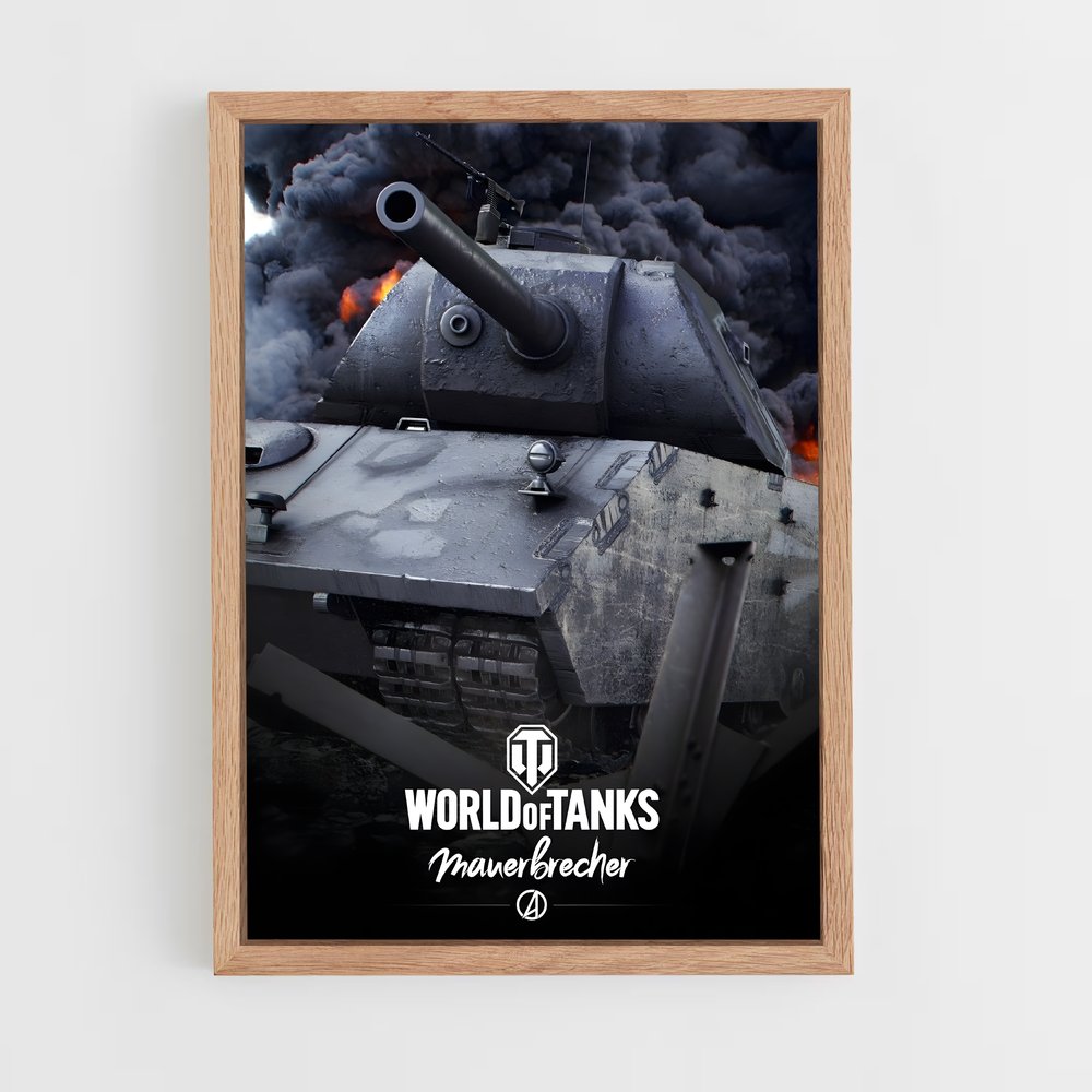 Poster Word of Tanks Fumée – affiche World Of Tanks (vue 4)
