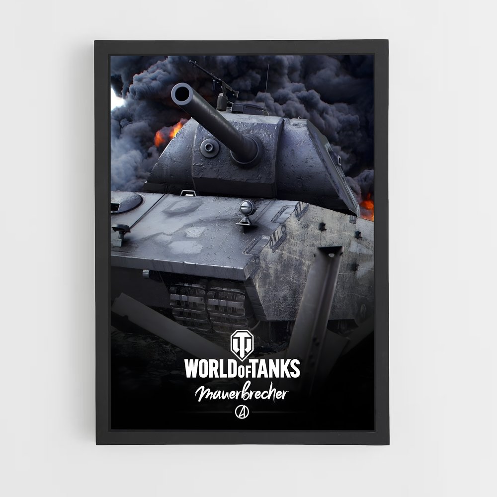 Poster Word of Tanks Fumée – affiche World Of Tanks (vue 2)