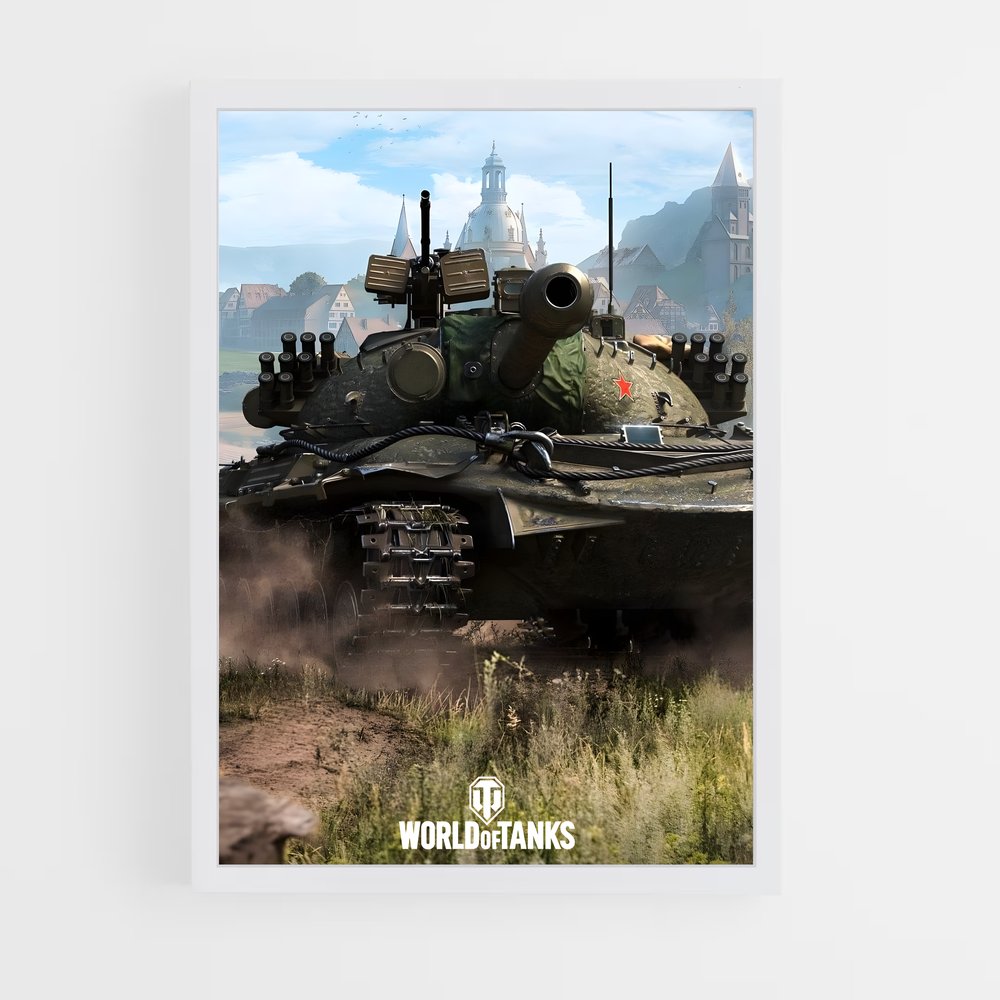 Poster WOT Canon – affiche World Of Tanks (vue 3)