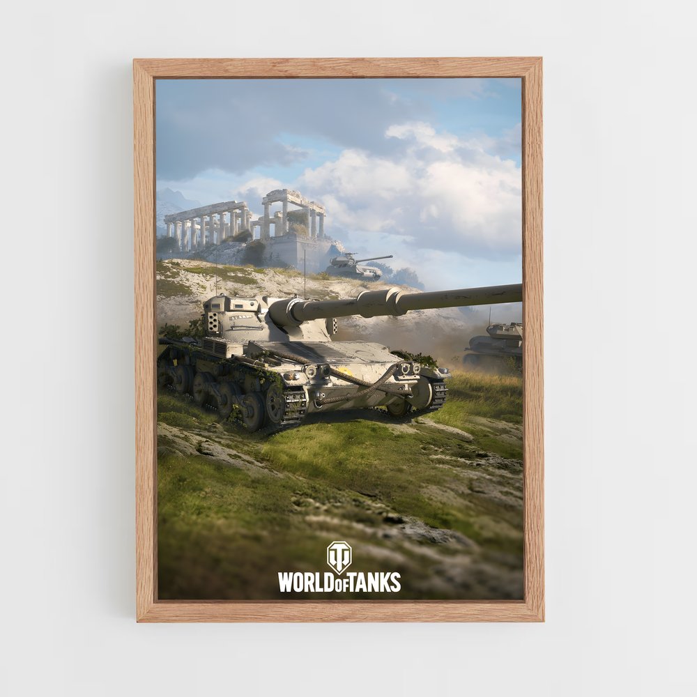 Poster Bataille Tank – affiche World Of Tanks (vue 4)