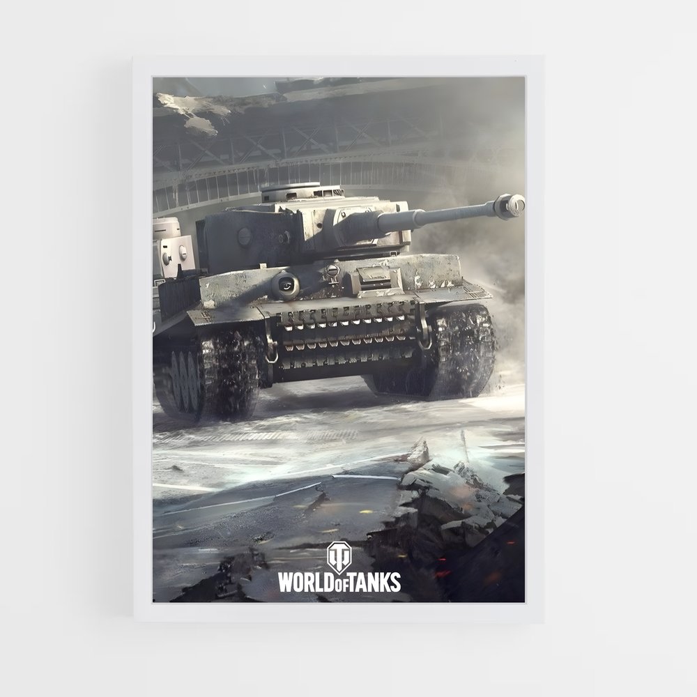 Poster World of Tanks Gris (vue 3)