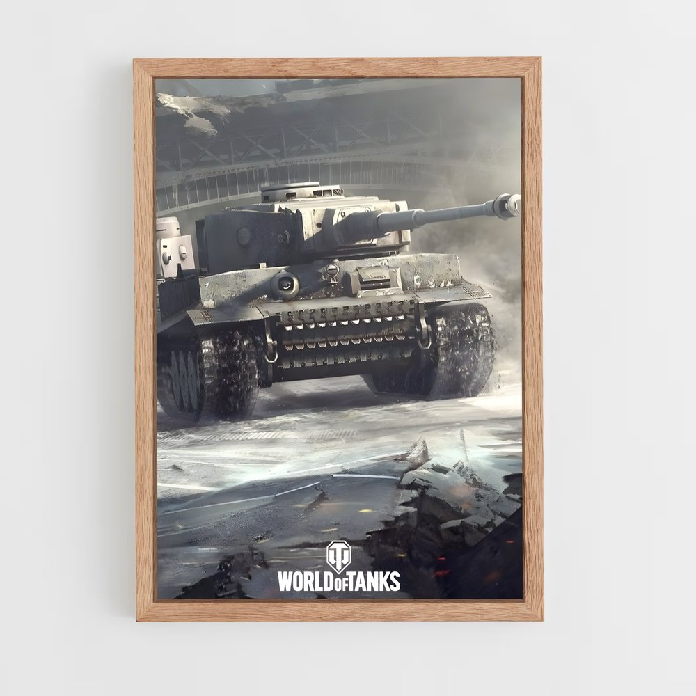 Poster World of Tanks Gris (vue 4)
