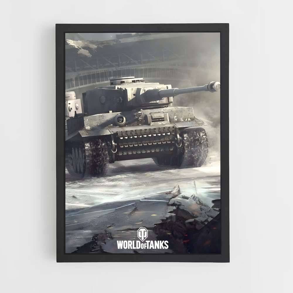 Poster World of Tanks Gris (vue 2)