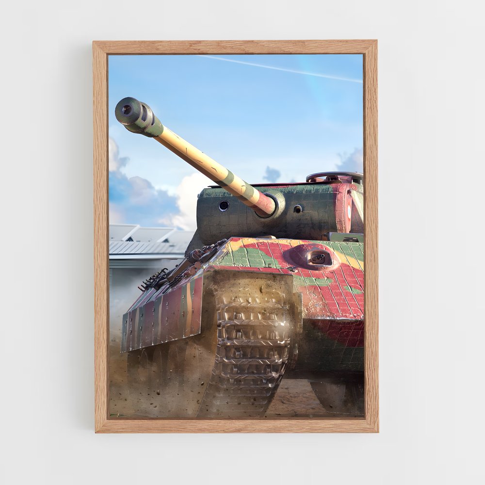 Poster World of Tanks Camo Rose (vue 4)