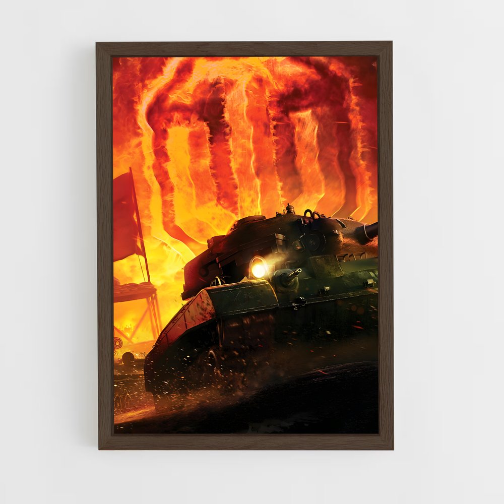 Poster World of Tanks Feu (vue 5)