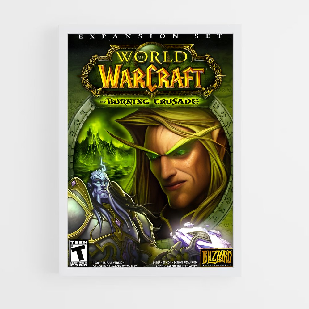 Poster World of Warcraft Burning Crusade (vue 3)