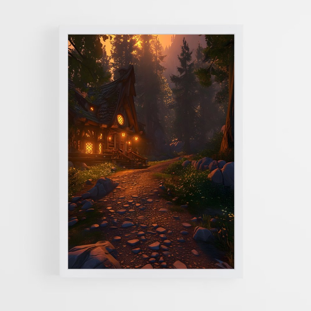 Poster Word of Warcraft Forêt – affiche World of Warcraft (vue 3)