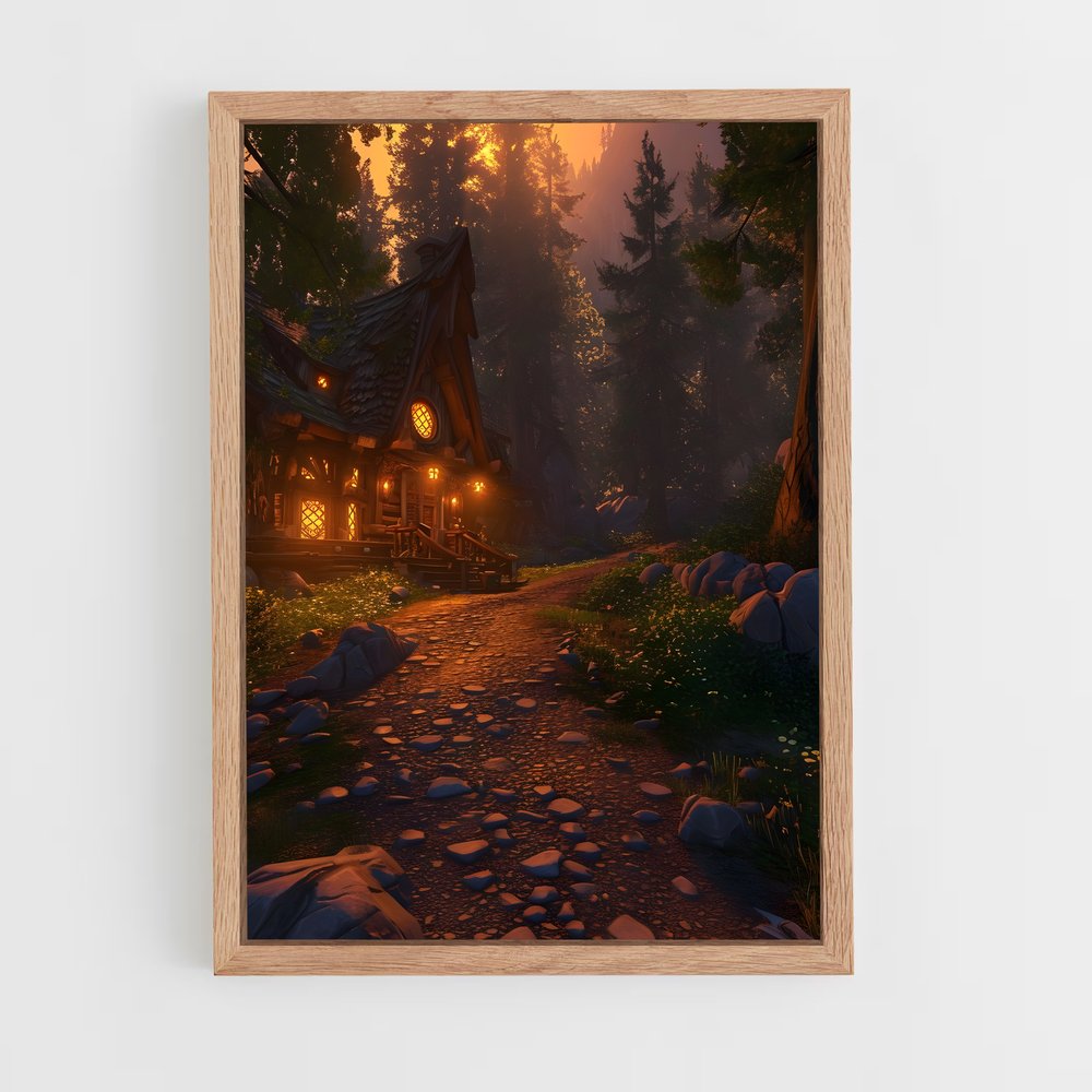 Poster Word of Warcraft Forêt – affiche World of Warcraft (vue 4)
