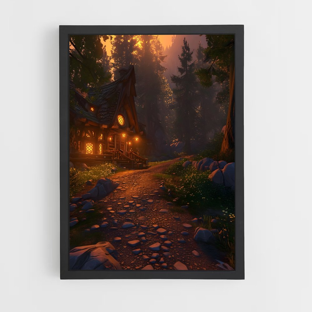 Poster Word of Warcraft Forêt – affiche World of Warcraft (vue 2)