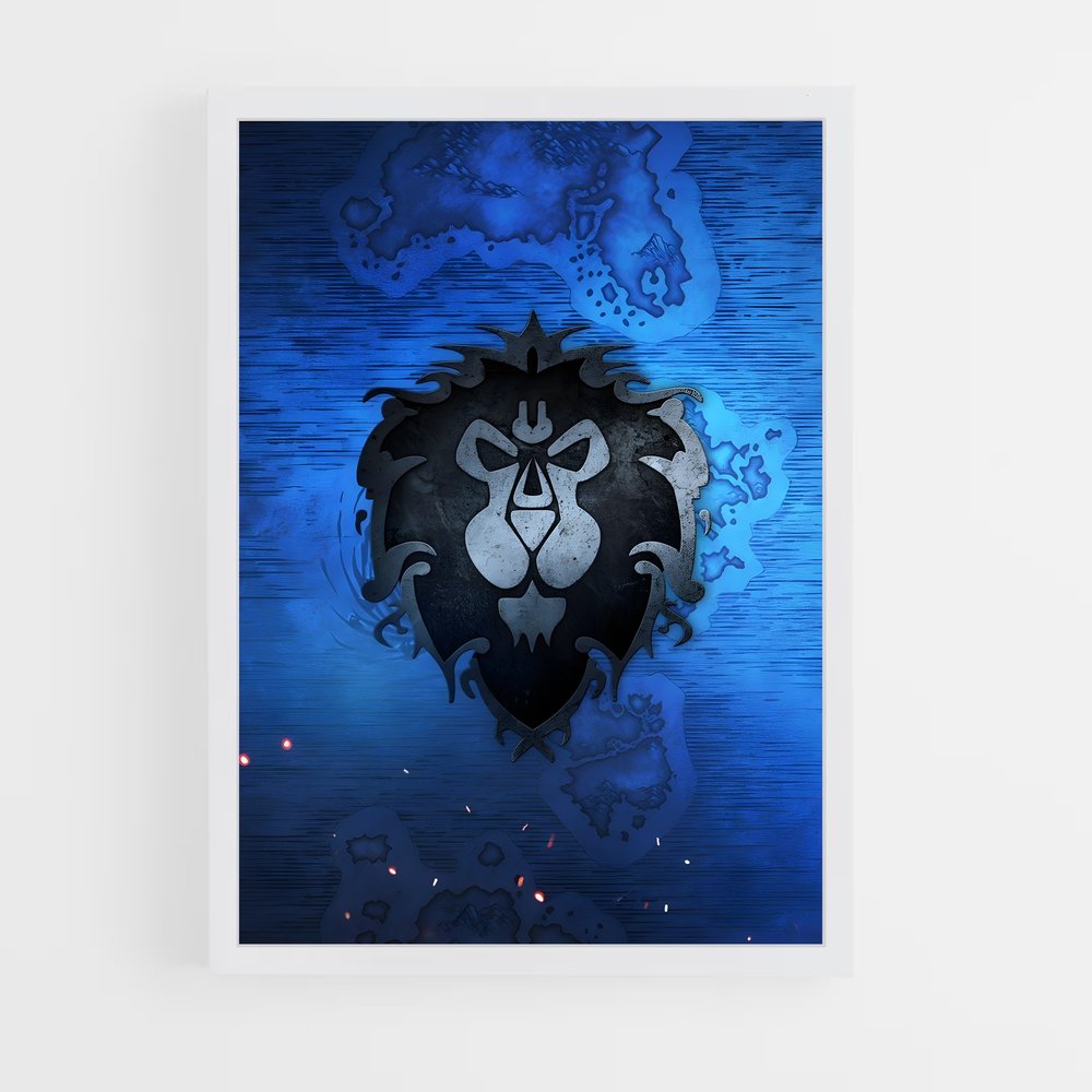 Poster Alliance – affiche World of Warcraft (vue 3)