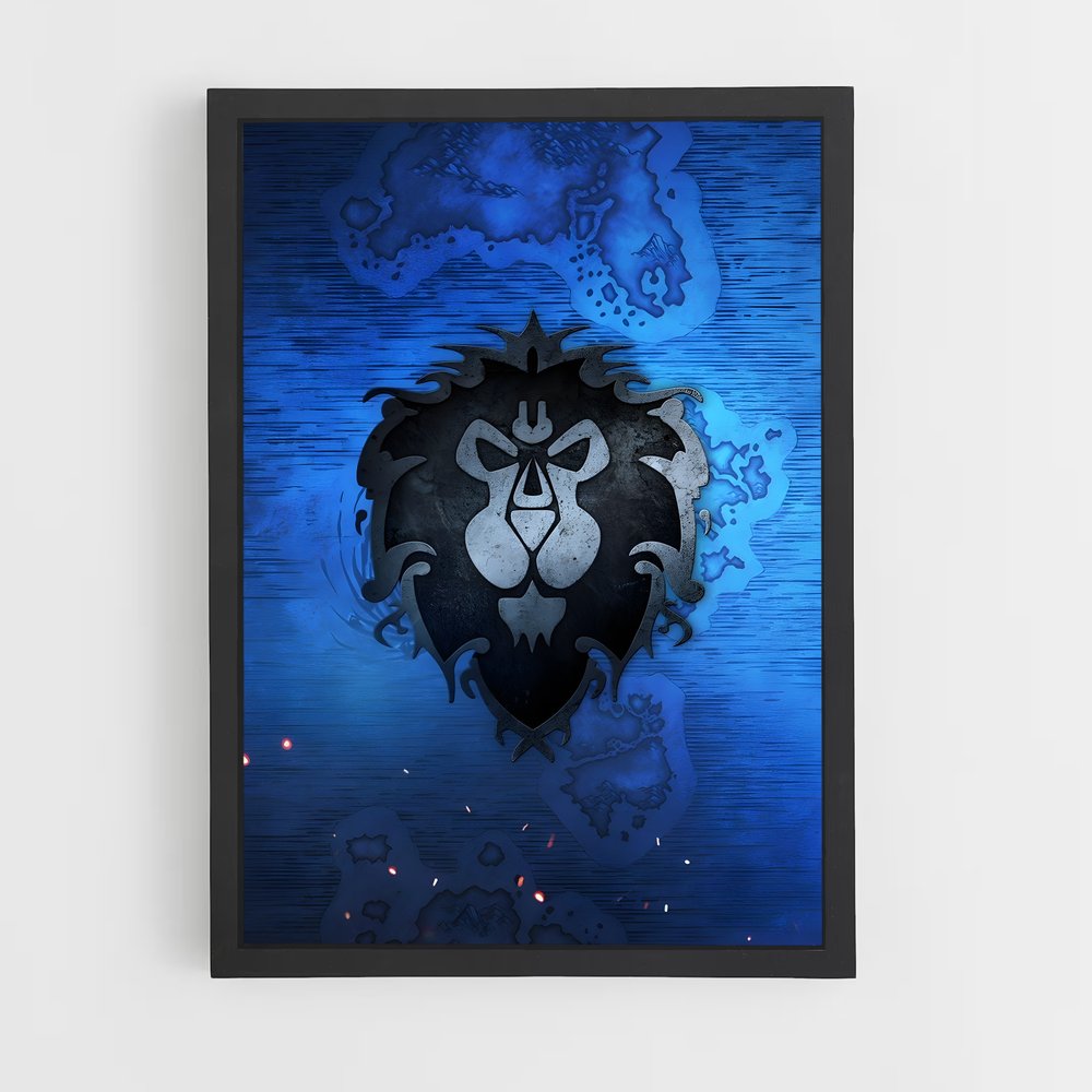 Poster Alliance – affiche World of Warcraft (vue 2)