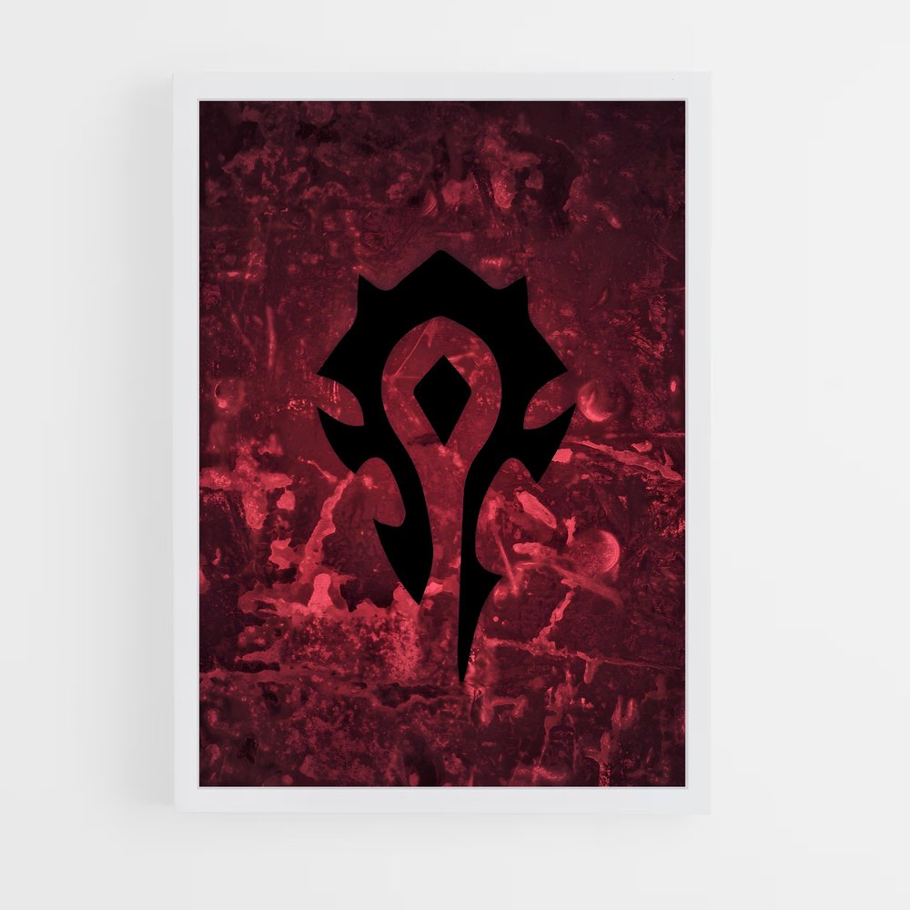 Poster Horde – affiche World of Warcraft (vue 3)