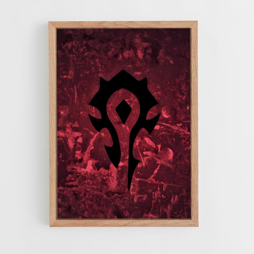 Poster Horde – affiche World of Warcraft (vue 4)