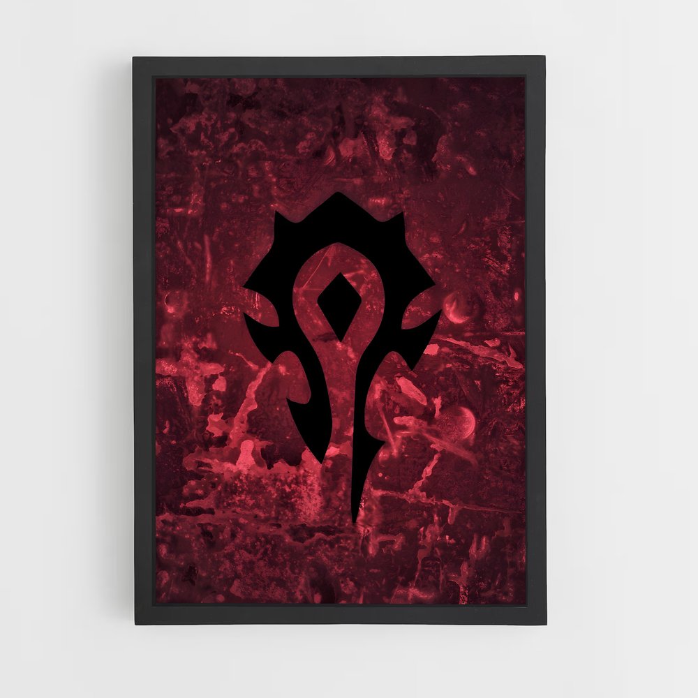Poster Horde – affiche World of Warcraft (vue 2)