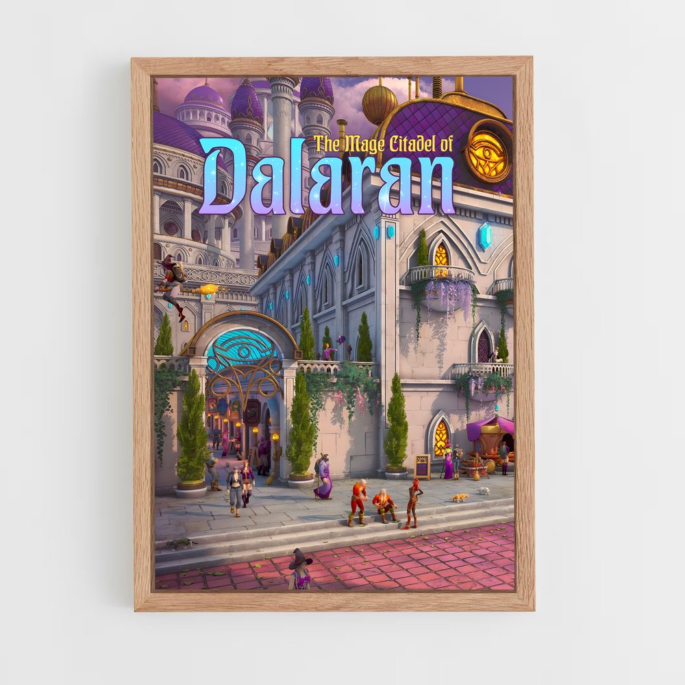 Poster Dalaran – affiche World of Warcraft (vue 4)