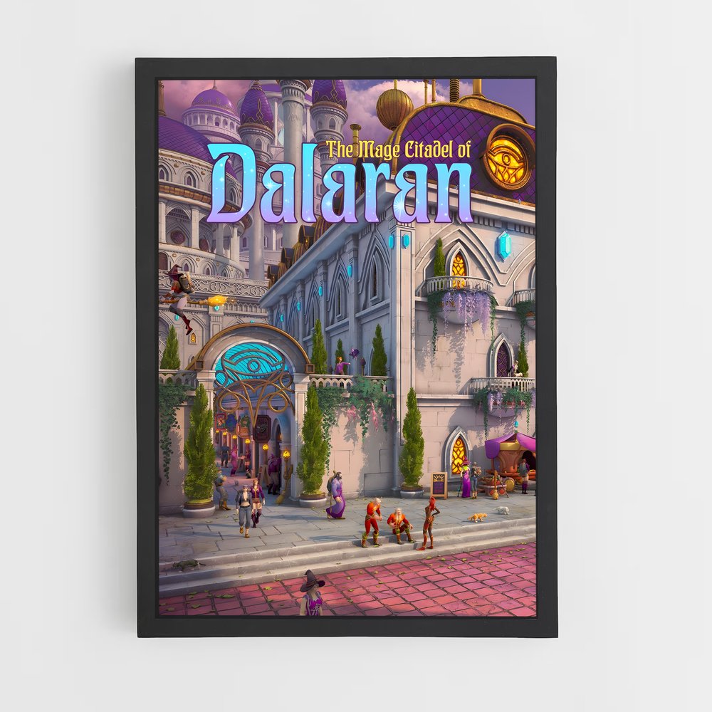 Poster Dalaran – affiche World of Warcraft (vue 2)