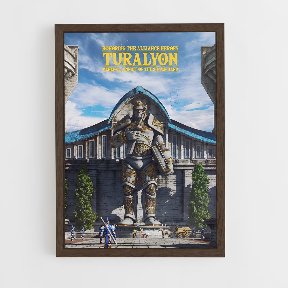Poster Turalyon – affiche World of Warcraft (vue 5)
