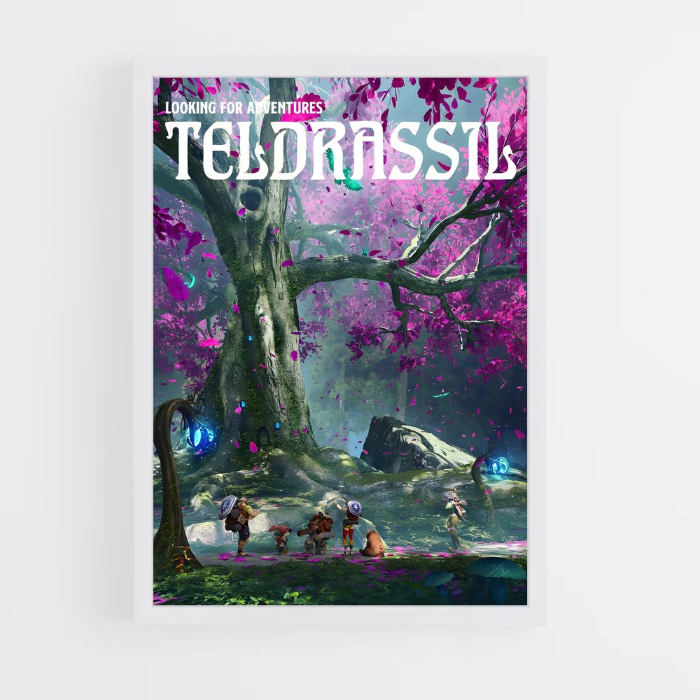 Poster Teldrassil – affiche World of Warcraft (vue 3)