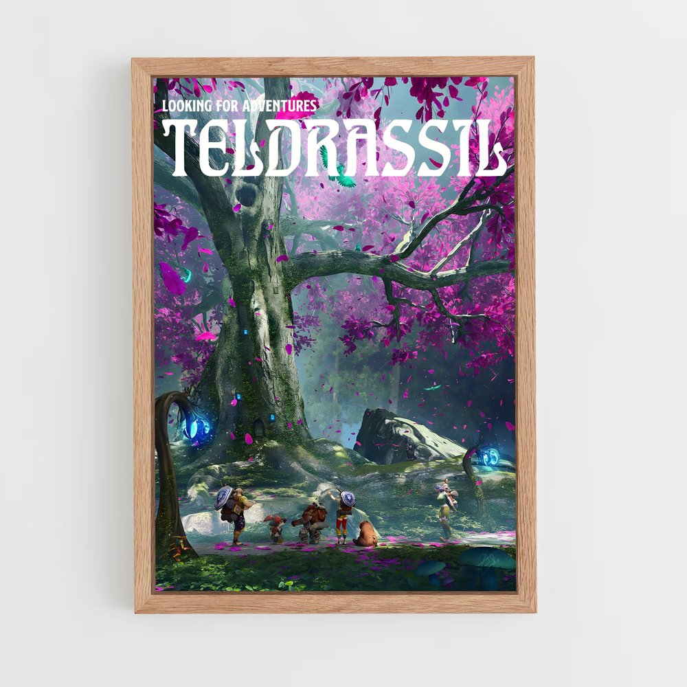 Poster Teldrassil – affiche World of Warcraft (vue 4)