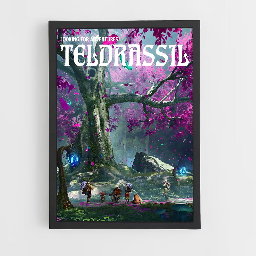 Poster Teldrassil – affiche World of Warcraft (vue 2)
