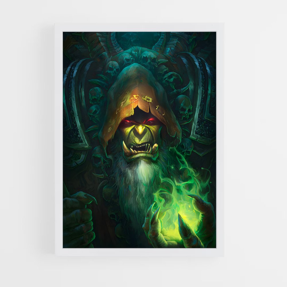 Poster World of Warcraft Orc (vue 3)
