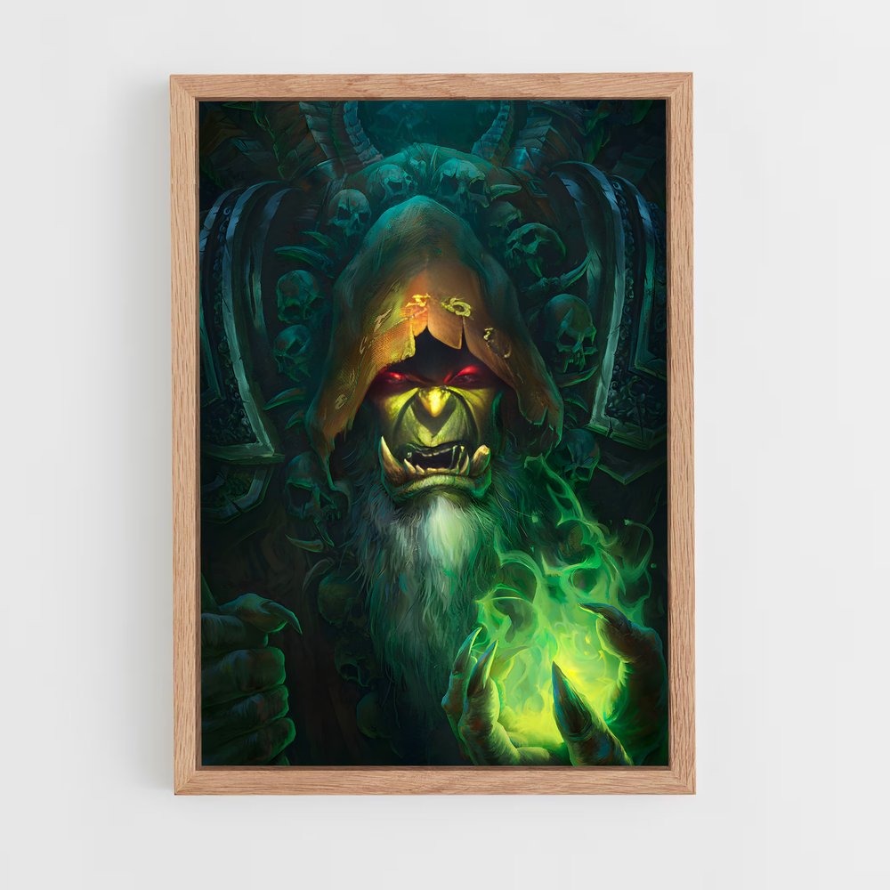 Poster World of Warcraft Orc (vue 4)