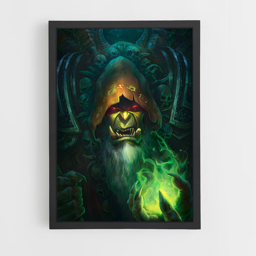 Poster World of Warcraft Orc (vue 2)