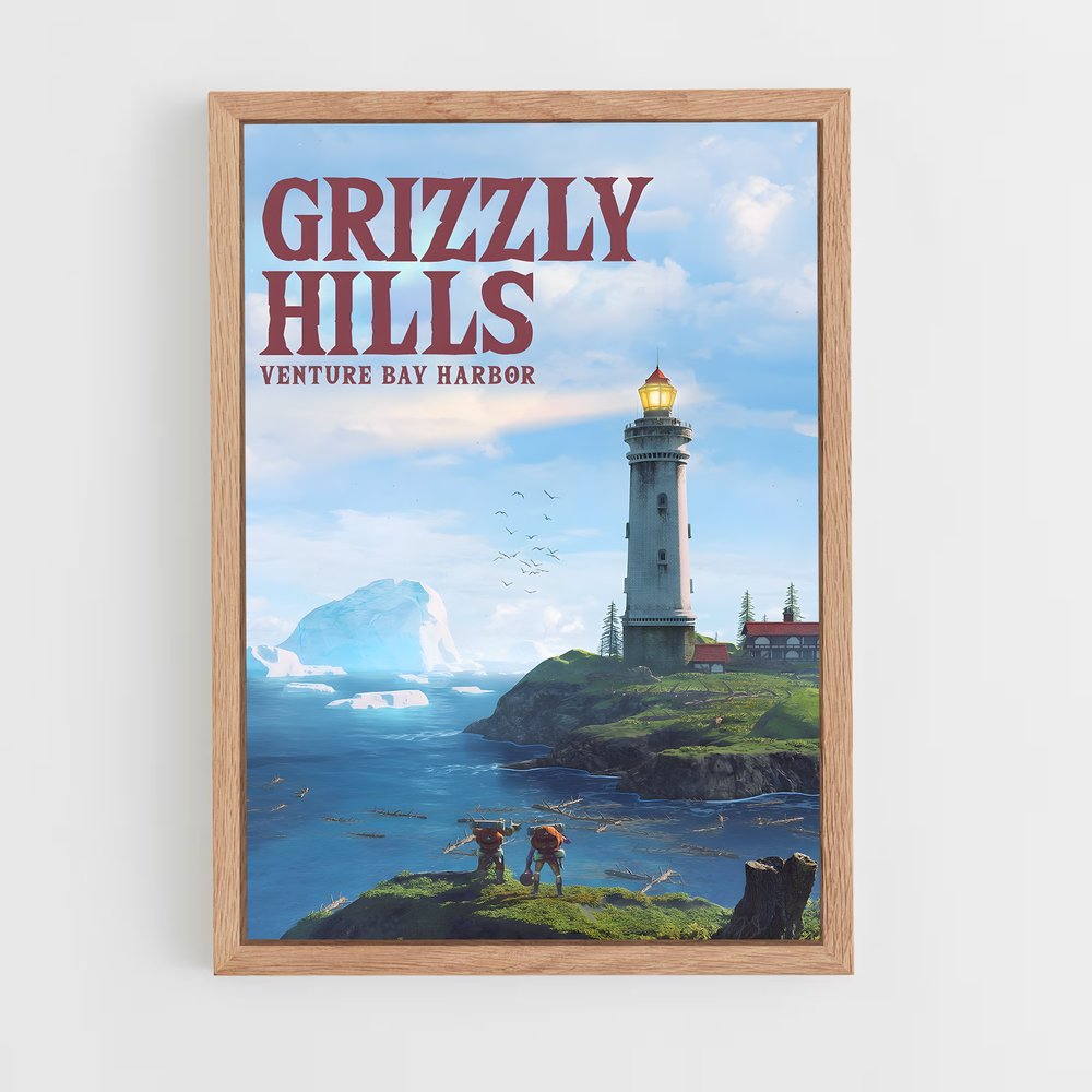 Poster Grizzly Hills – affiche World of Warcraft (vue 4)