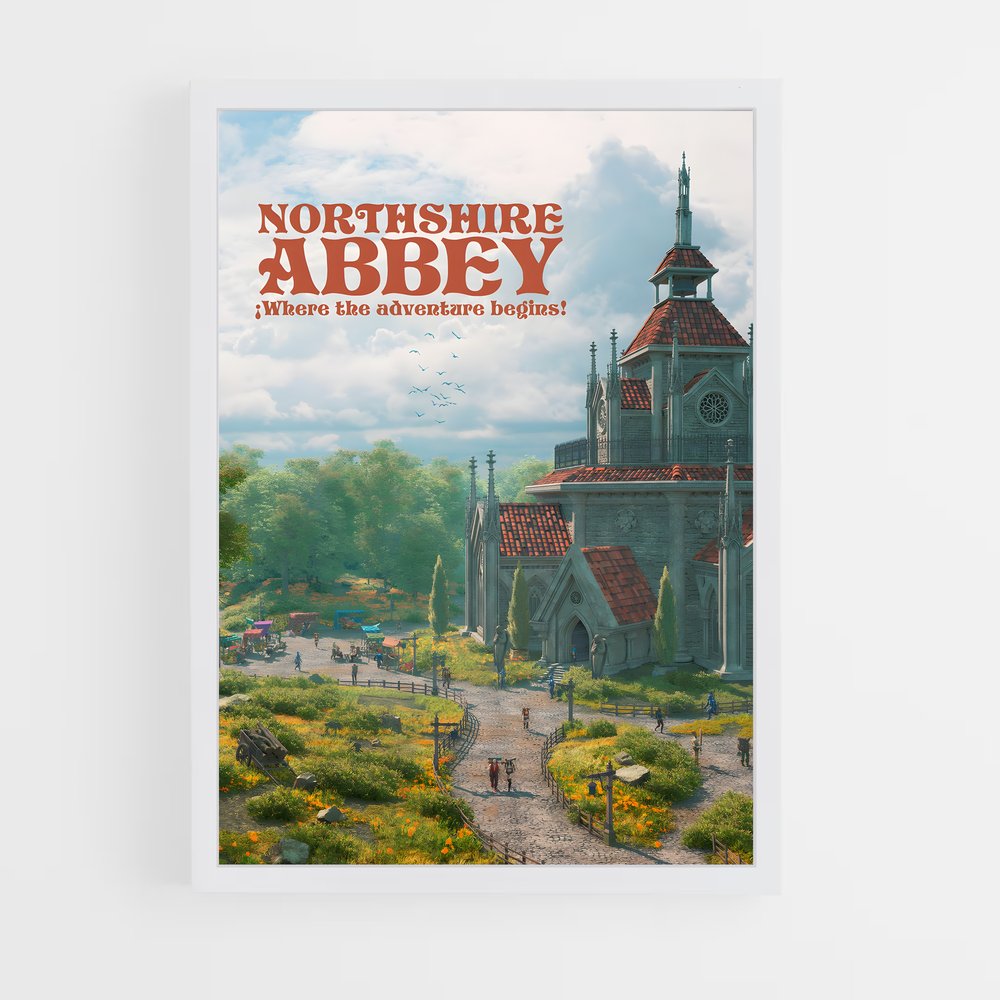 Poster Northshire Abbey – affiche World of Warcraft (vue 3)