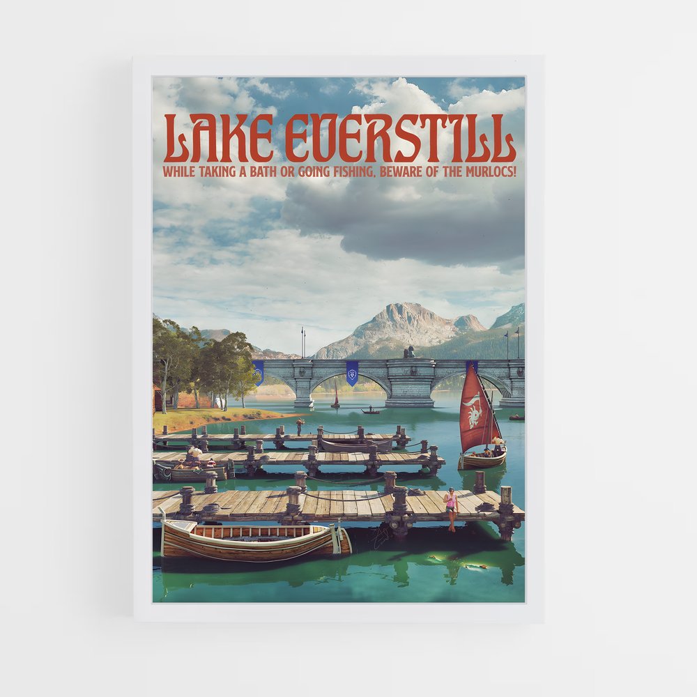 Poster Lake Everstill – affiche World of Warcraft (vue 3)
