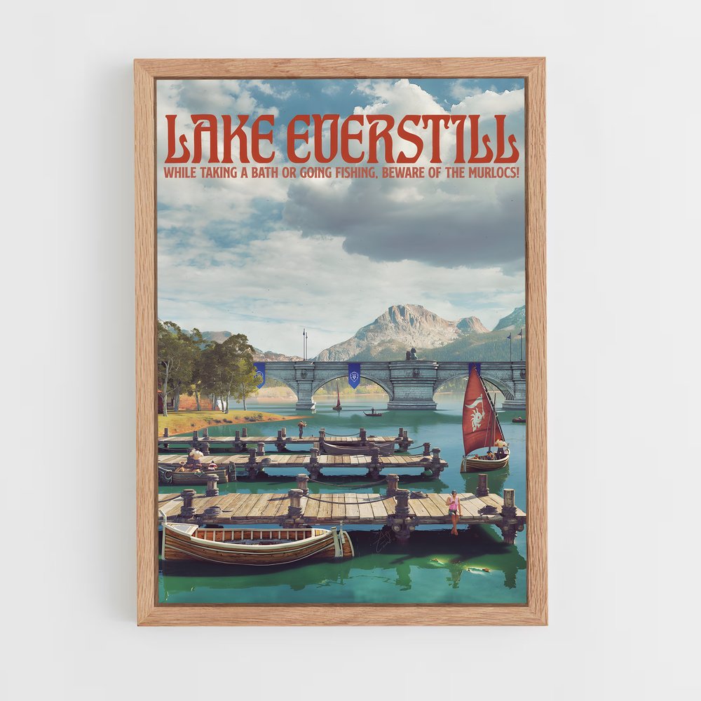 Poster Lake Everstill – affiche World of Warcraft (vue 4)