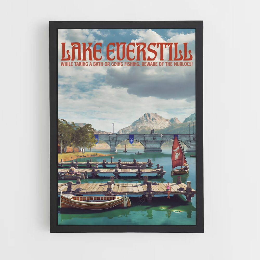 Poster Lake Everstill – affiche World of Warcraft (vue 2)