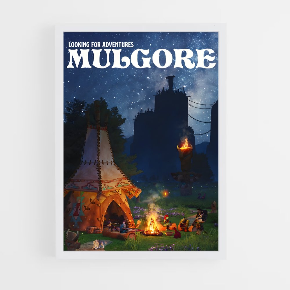 Poster Mulgore – affiche World of Warcraft (vue 3)