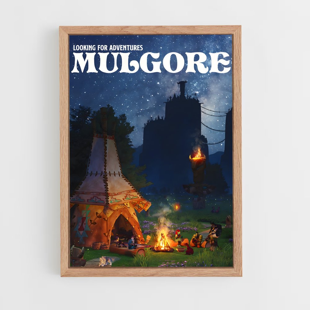 Poster Mulgore – affiche World of Warcraft (vue 4)