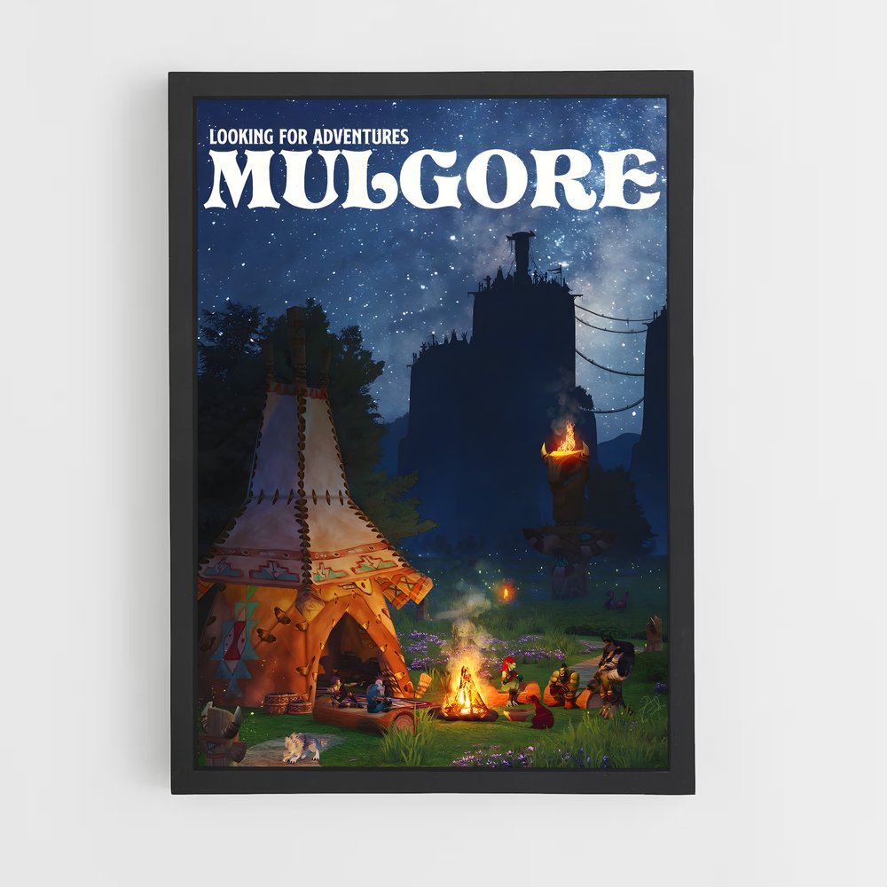Poster Mulgore – affiche World of Warcraft (vue 2)