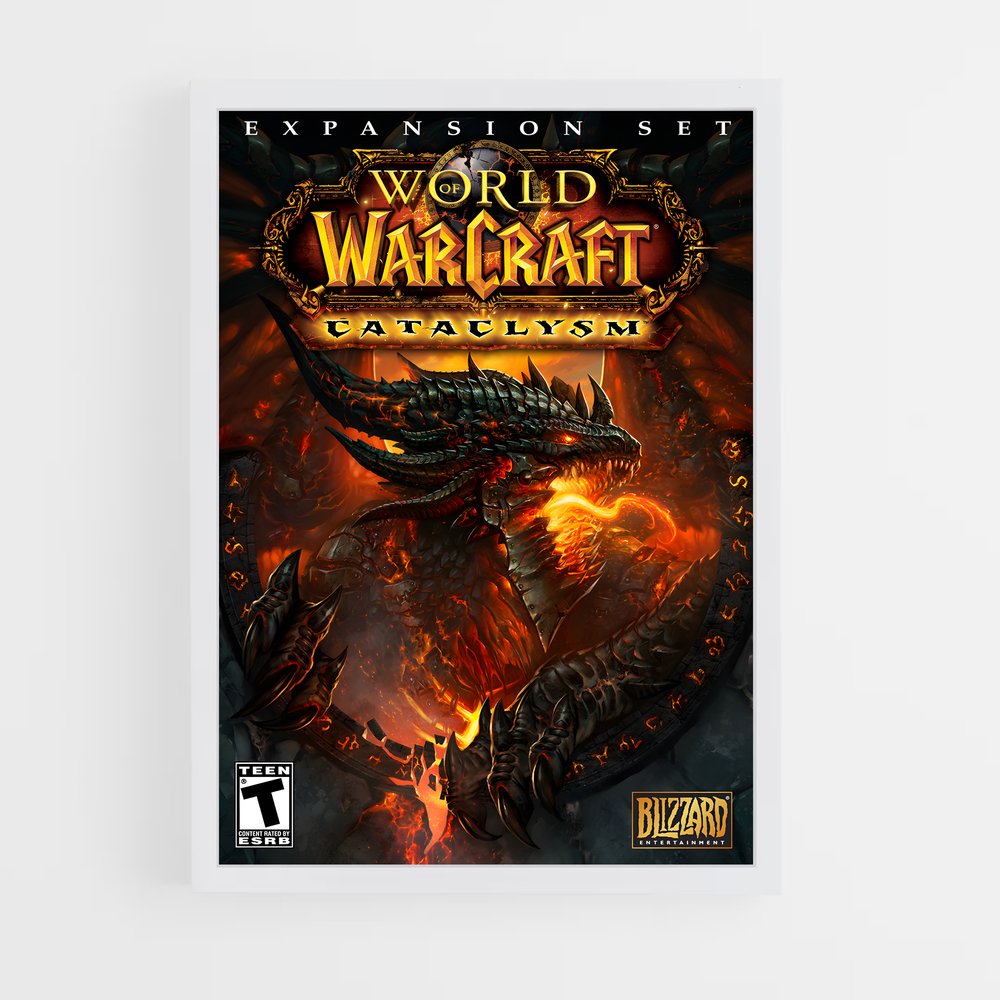 Poster World of Warcraft Cataclysm (vue 3)