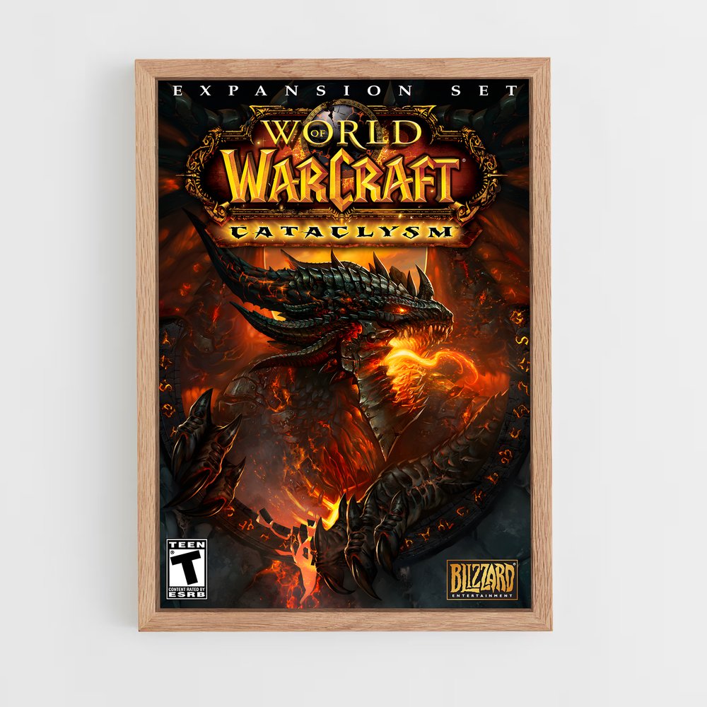 Poster World of Warcraft Cataclysm (vue 4)
