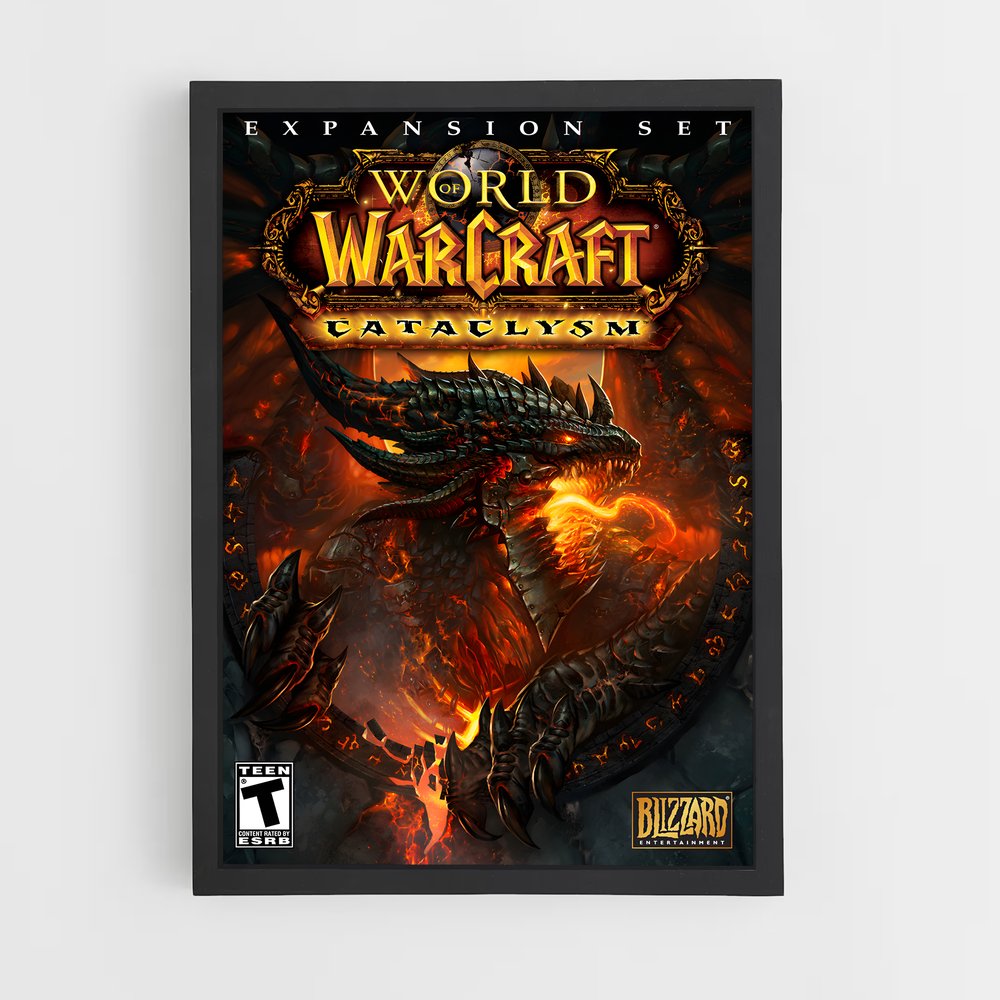 Poster World of Warcraft Cataclysm (vue 2)