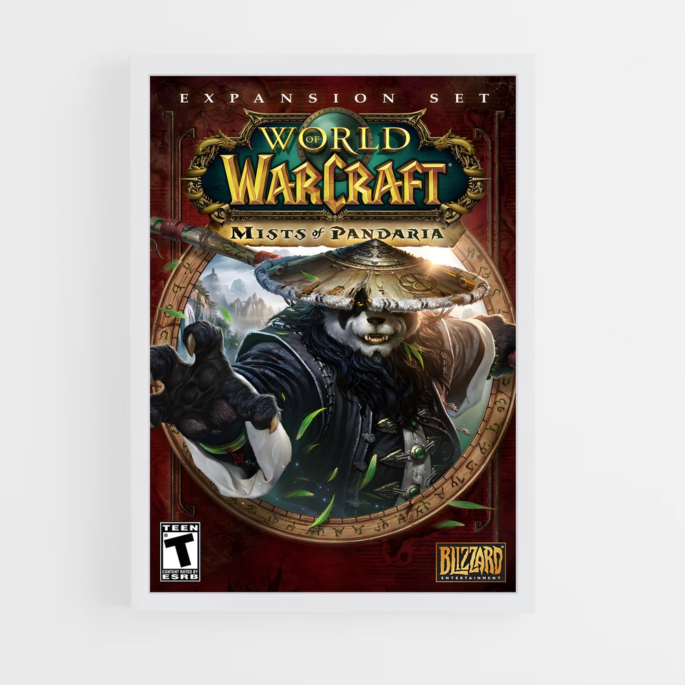 Poster World of Warcraft Mists of Pandaria (vue 3)