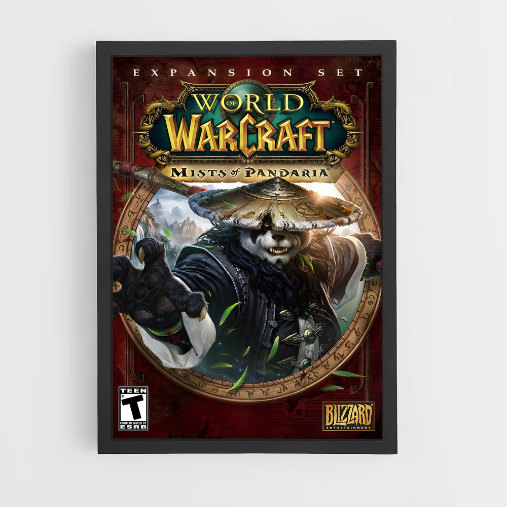 Poster World of Warcraft Mists of Pandaria (vue 2)
