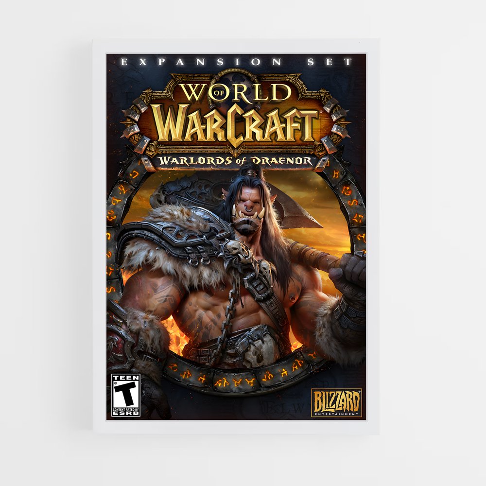 Poster World of Warcraft Warlords of Draenor (vue 3)