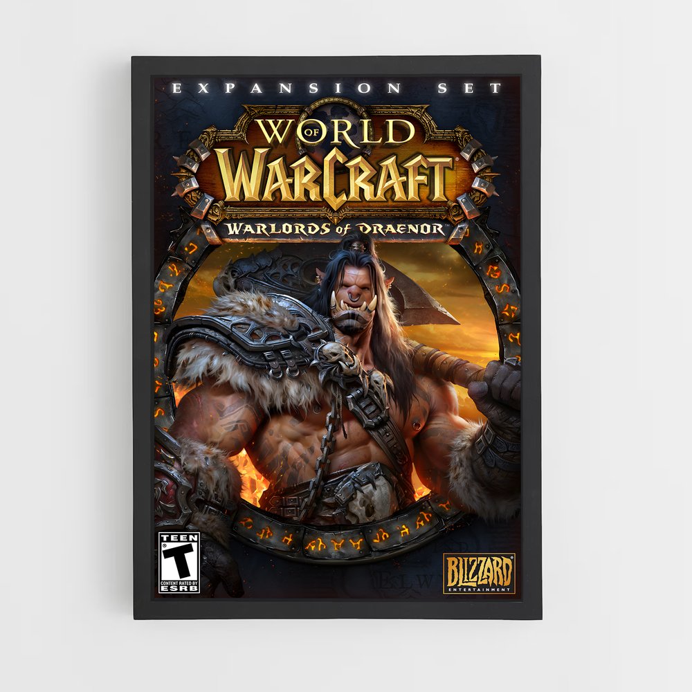 Poster World of Warcraft Warlords of Draenor (vue 2)
