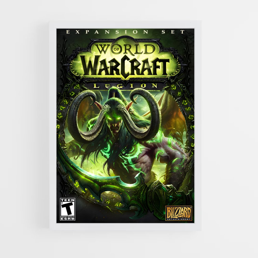 Poster World of Warcraft Legion (vue 3)