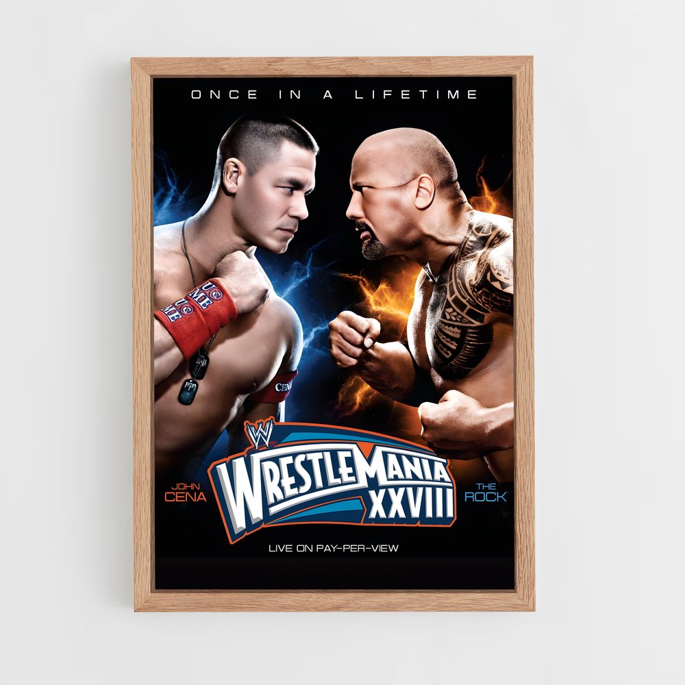 Poster Wrestle Mania XXVIII (vue 4)