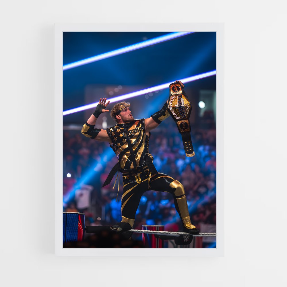 Poster WWE Logan Paul (vue 3)